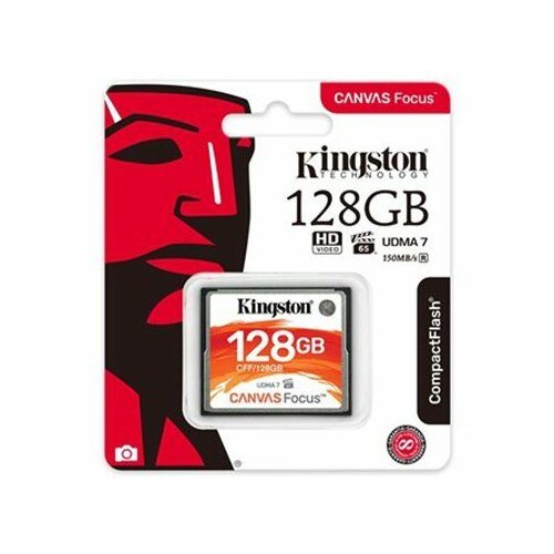 Kingston 128GB Canvas Focus CFF/128GB, VPG-65 memorijska kartica Slike