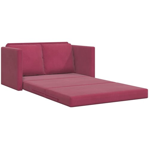  Podni kauč na razvlačenje 2-u-1 boja vina 122x204x55 cm bar&amp;scaron;un Slike