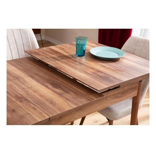 Hanah home Set Trpezarijski sto i 4 stolice Lidyana Cream Cene