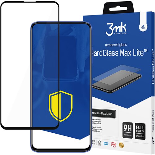 3mk XIAOMI REDMI K30 BLACK - HARDGLASS MAX LITE, (22002902) Slike