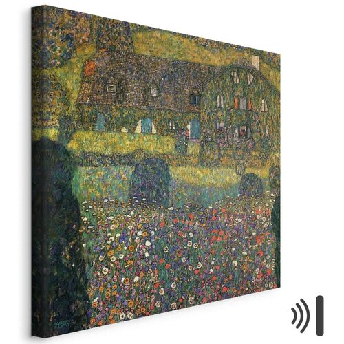  Slika - Gustav Klimt &ndash; Country House on the Attersee Lake 80x80 Akustična Cijene
