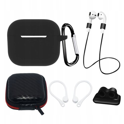 HURTEL SILIKONSKI ETUI SET, OHI&amp;Scaron;JE ZA AIRPODS 3 + OHI&amp;Scaron;JE OMARICA, (22006388) Slike