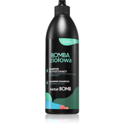 Joanna Herbal Bomb Cleansing Shampoo globinsko čistilni šampon za mastne lase in lasišče 500 ml Cene