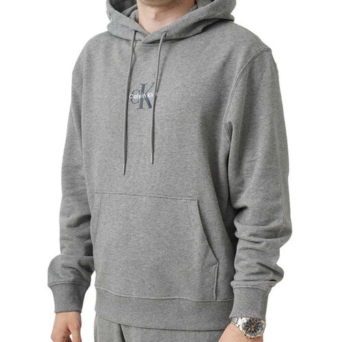Calvin Klein siva pamučna mu&amp;scaron;ka dukserica Slike