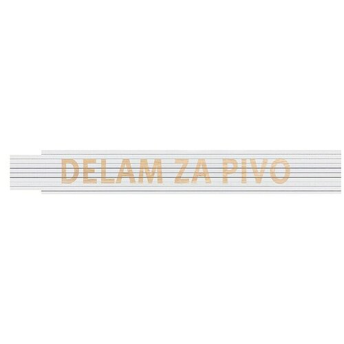 HEKA Zložljivi meter (Dolžina: 2 m, Bela, Natis: DELAM ZA PIVO) Cene