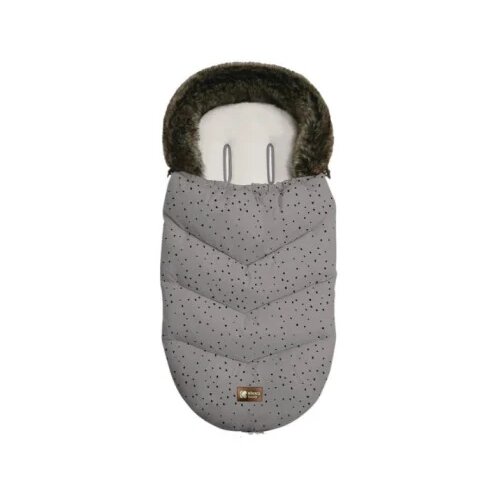 Kikka Boo zimska navlaka za kolica Luxury Fur Confetti siva Cene