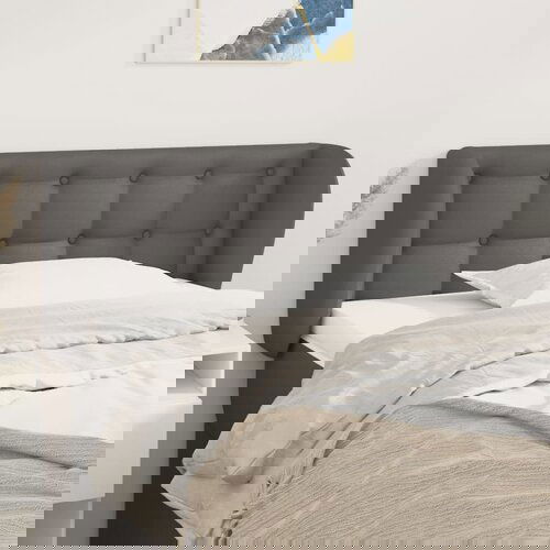 vidaXL Uzglavlje s ušima sivi 83x23x78/88 cm od umjetne kože Cijene