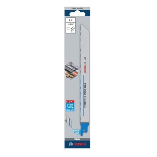 Bosch PRO Metal Demolition S1125VF list univerzalne testere 1.25x19x225 mm 2/1 ( 2608659001 ) Slike