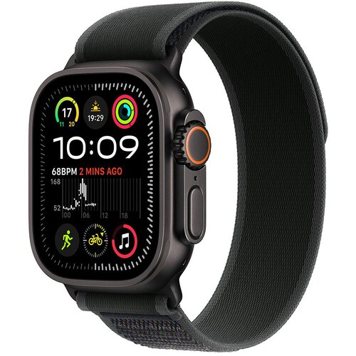 Apple Watch Ultra 2 GPS + Cellular 49mm Black TC, Black Trail Loop - S/M, (MX4U3CSA) Slike