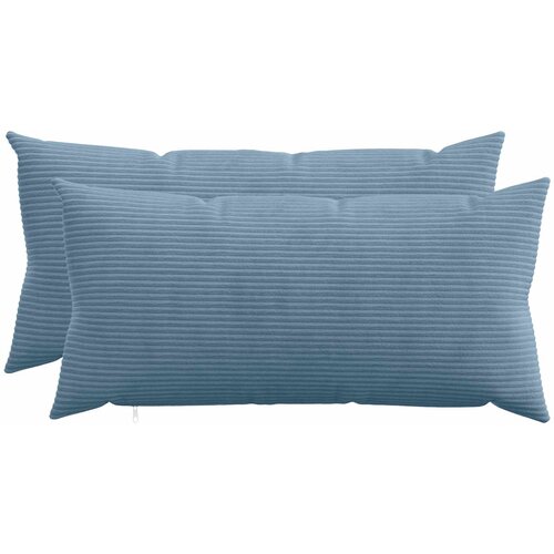  Presvlaka za jastuk 2 pcs HEERLEN Plava 40 x 80 cm Kord Cene