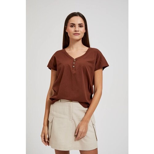 Marisse Women's Blouse L-Ts-4416 D.Brown Cene