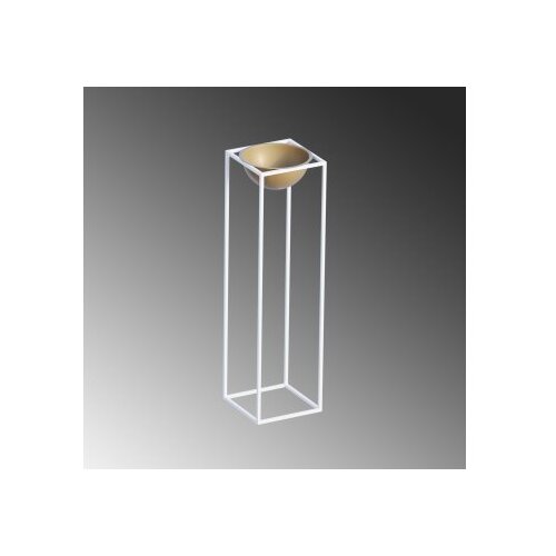 Wallxpert Dekorativna saksija GED-020-C, 80 cm, O 26 cm,, Bijela Slike