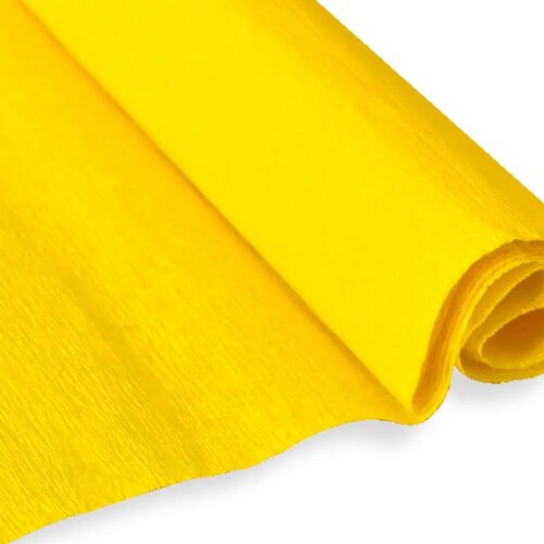 Junior jolly color crepe paper, krep papir, 50 x 200cm, odaberite nijansu žuta Slike