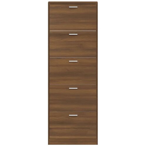  za cipele boja hrasta 59x17x169 cm konstruirano drvo Slike