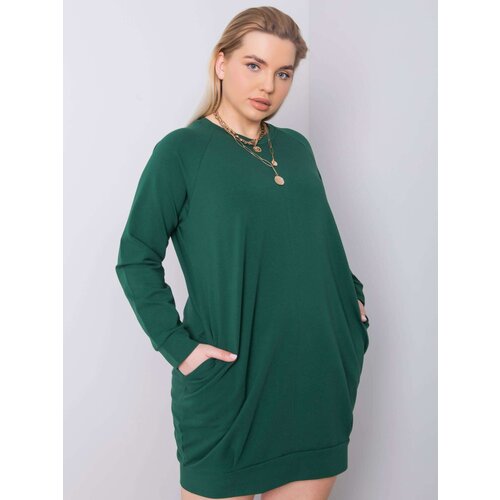 BASIC Feel Good Dress-RV-SK-6296.99-dark green Cene