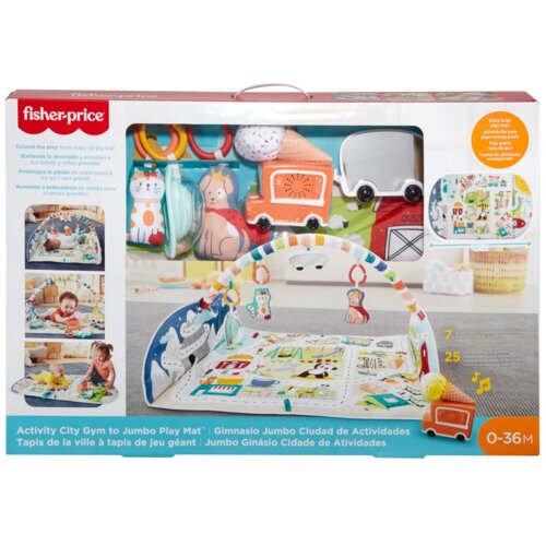  Fisher-Price GJD41 podloga za igru za bebe Tkanina, Plastika Vi&amp;scaron;ebojno Gimnastika za bebu Slike