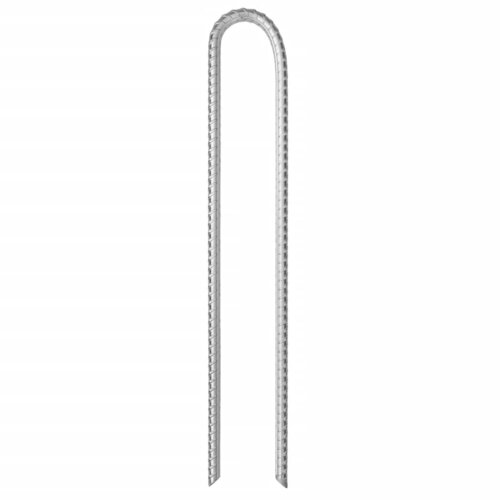  Klinovi za &amp;scaron;ator U-oblika 6 kom 37 cm &amp;Oslash; 10 mm pocinčani čelik Slike