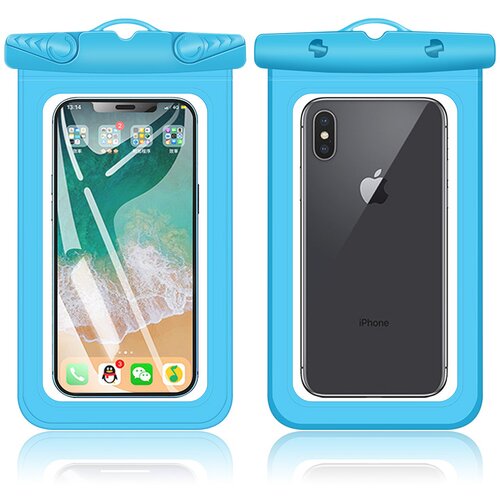 INF 7-palčna pvc vodotesna torbica za telefon blue, (21537594) Slike