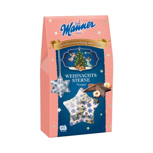Manner Božične nougat zvezde Cene