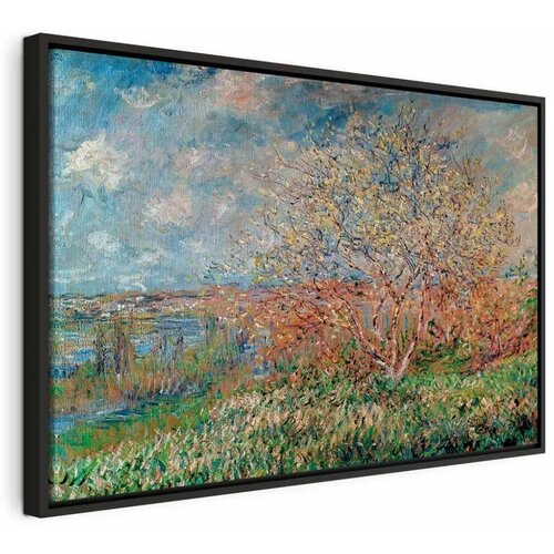  Slika - Claude Monet – Spring 90x60 U crnom drvenom okviru Cene