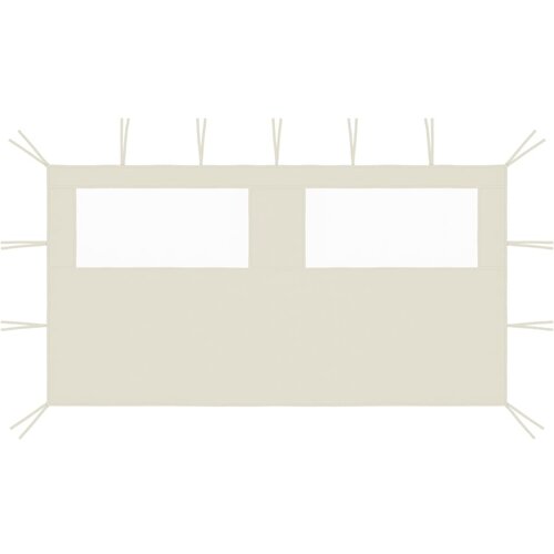 vidaXL 3070421 Gazebo Sidewall with Windows 4x2 m Cream (315310) Cene