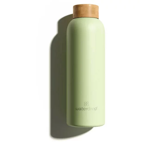 waterdrop Bottle stainless steel pastel olive matt 600 ml