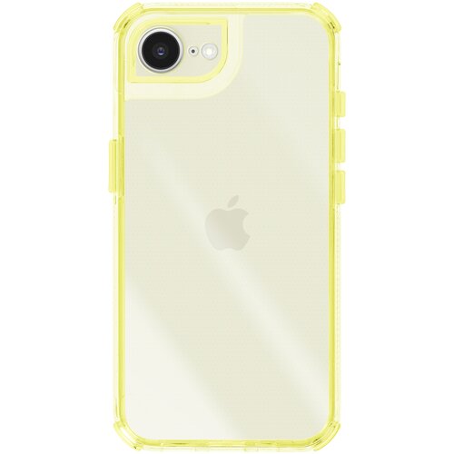  Ovitek za iPhone 16e, ojačan, dvomaterialna zasnova, teksturiran, nedrseč, Rumena, (5000189889) Cene