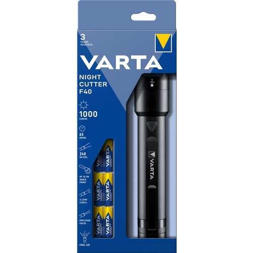Varta night-cutter F40 led džepna svjetiljka baterijski pogon 1000 lm 65 h 134 g Cijene
