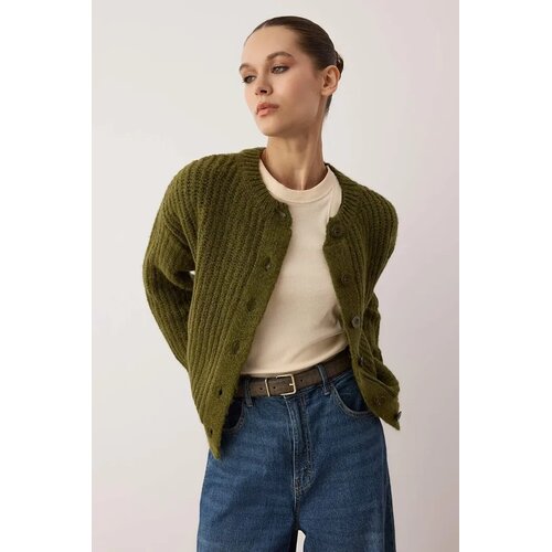 TRENDYOLMILLA Trendyol ženski duks TWOAW26HI00204, maslinasta Cene