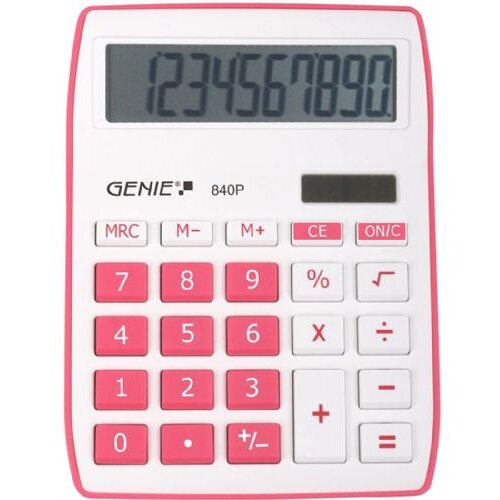 Genie Kalkulator 10-mestni 840 b roza Slike
