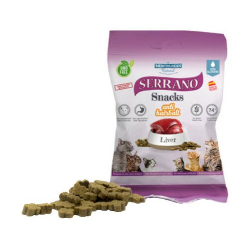 Mediterranean Natural serrano snacks poslastice za mačke - džigerica 100gr Slike