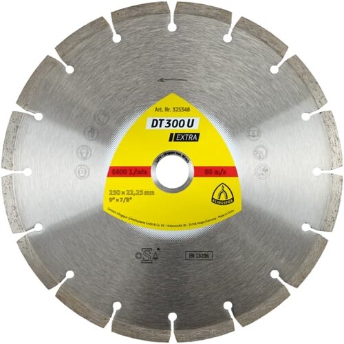 Klingspor Diamond Diamond Diamond 230mm x 2,3 mm x 22,2 mm DT300U, beton, (21118274) Cene