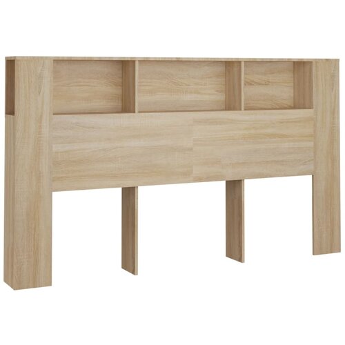 Maison Chic vzglavna omarica - nočna omarica - posteljna omarica sonoma hrast 180x18,5x104,5 cm, (21705689) Slike