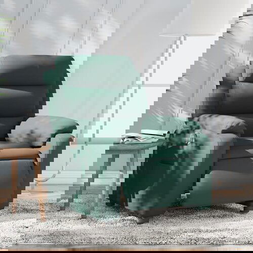 vidaXL Električni naslonjač tamnozeleni baršunasti Cijene
