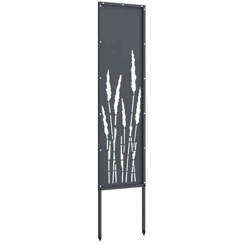VidaXL Privatnost u vrtu Antracit 32 x 140 cm Hladno valjana čelična Slike