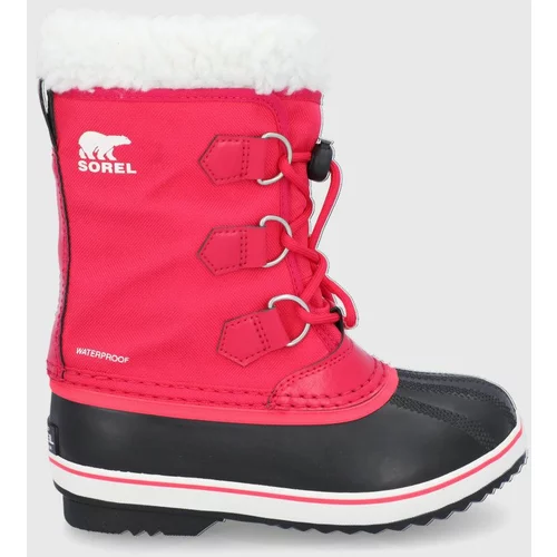 Sorel Dječje cipele za snijeg boja: crvena
