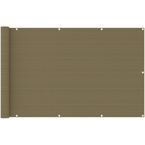 Balkonski zastor smeđe-sivi 120 x 400 cm HDPE Cijene