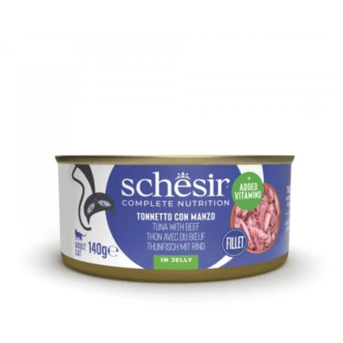 Schesir Hrana za Mačke Tuna i Govedina u Želeu 140g Slike