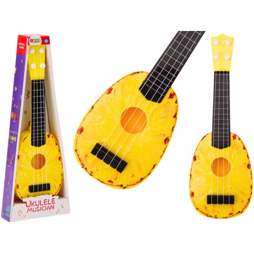  Dječja gitara/ Ukulele sa 4 žice - ananas Cijene