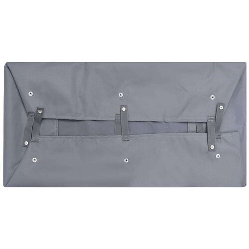  Obloga za vrtna kolica tamnosiva 81 x 41 x 21 cm od tkanine Slike