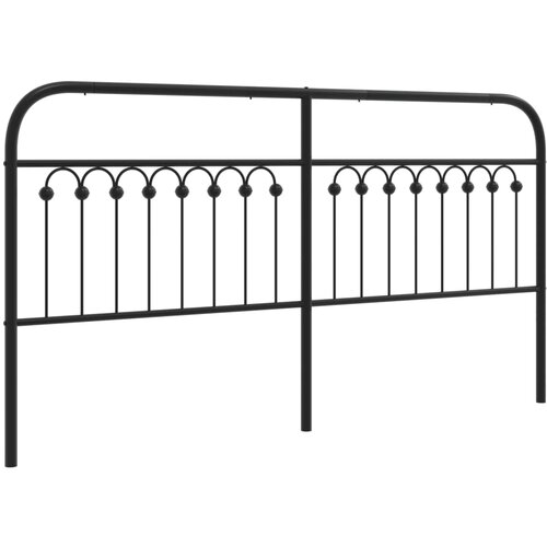 Maison Chic kovinsko posteljno vzglavje - vzglavna omarica - nočna omarica črno 180 cm, (21705290) Cene