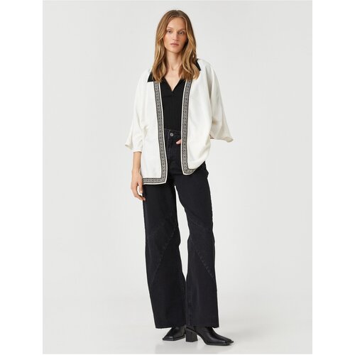 Koton Kimono &amp;amp; Caftan - Ecru - Regular Slike
