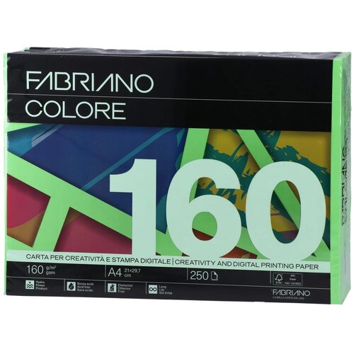 Fabriano Colore, fotokopir papir u boji, A4, 160gr., 250 list. - odaberite boju Cene