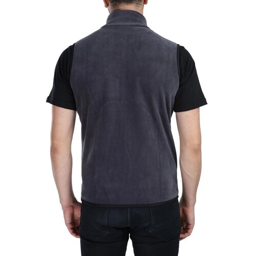 Dewberry 79233 Ghsy Multi-Pocket Fleece Mens Vest-Smoked Cene