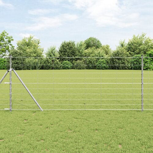 vidaXL Ograja za polja 1x25 m galvanizirana jekla Cene