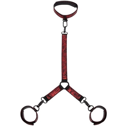 Fifty Shades of Grey BDSM Set Sweet Anticipation Suspender, Crno-crveni Slike
