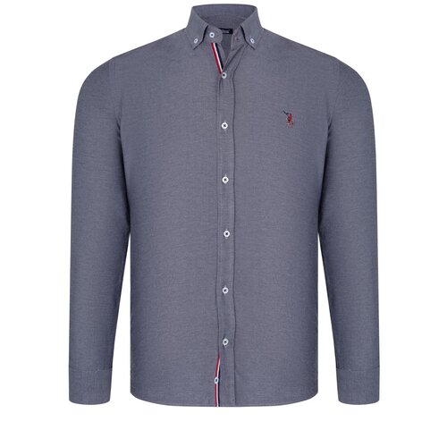 Dewberry G674 MEN&amp;#039;S SHIRT-FLAT ANTHRACITE Slike