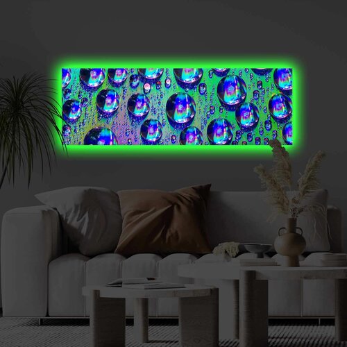 Wallity 3090KTLGDACT - 008 multicolor decorative led lighted canvas painting Slike