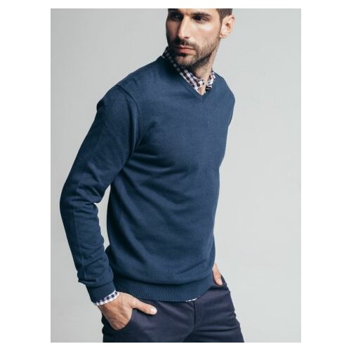 Legendww basic muški džemper v izrez 9133-7703-90 Cene