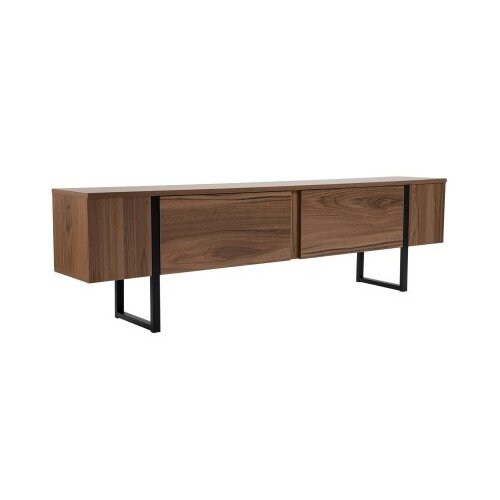 Hanah home TV omarica v orehovem dekorju v temni naravni barvi 180x50x29,5 cm Serenity &amp;ndash; Slike